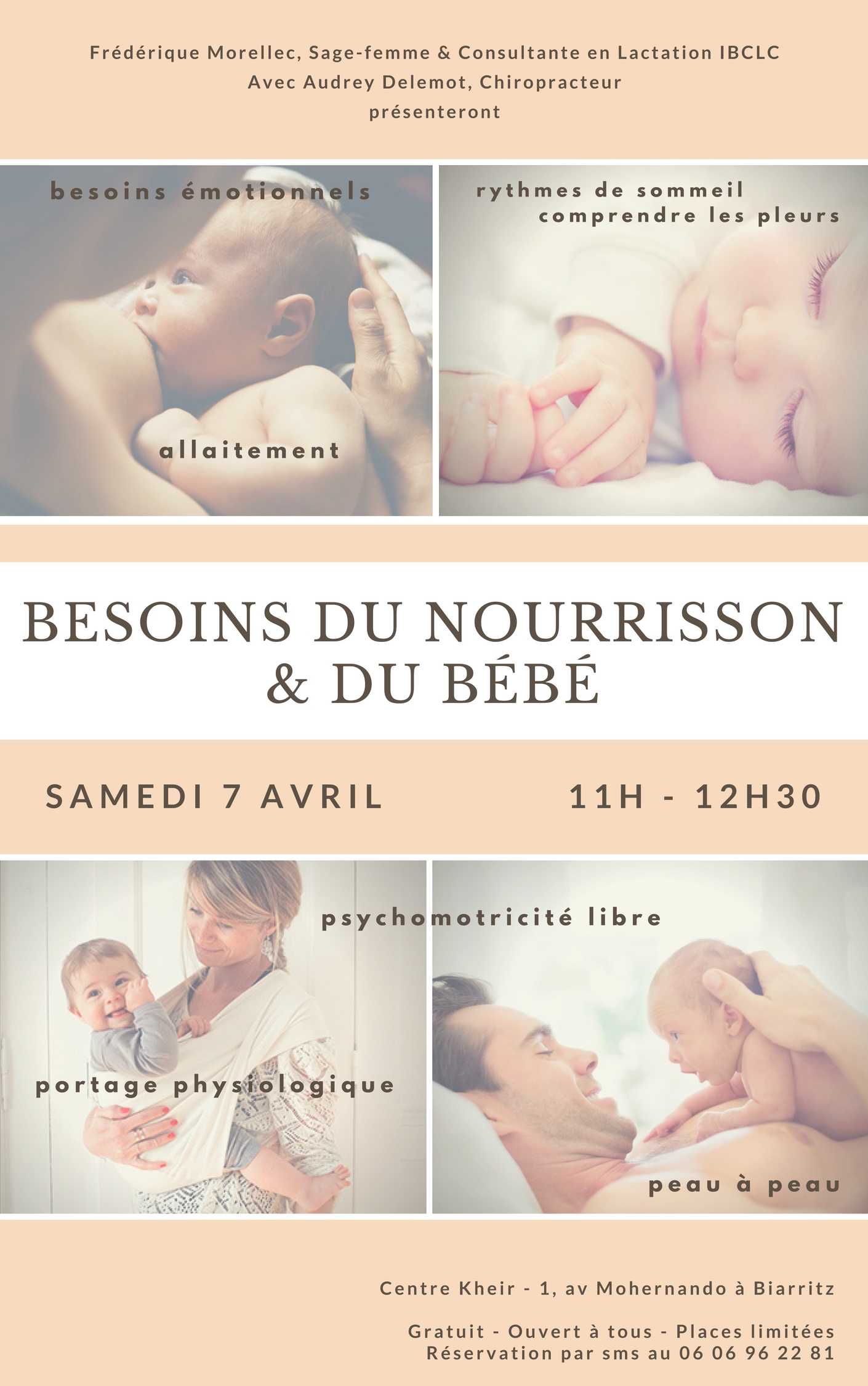 nourrisson bébé besoins chiropracteur allaitement maternage portage